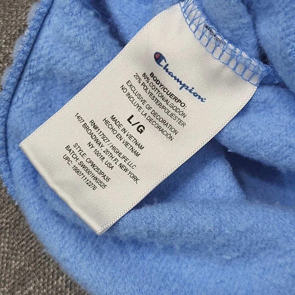 Champion Womens Pants Large Size Blue Casual Everyday Pants with Pockets - Picture 9 of 11